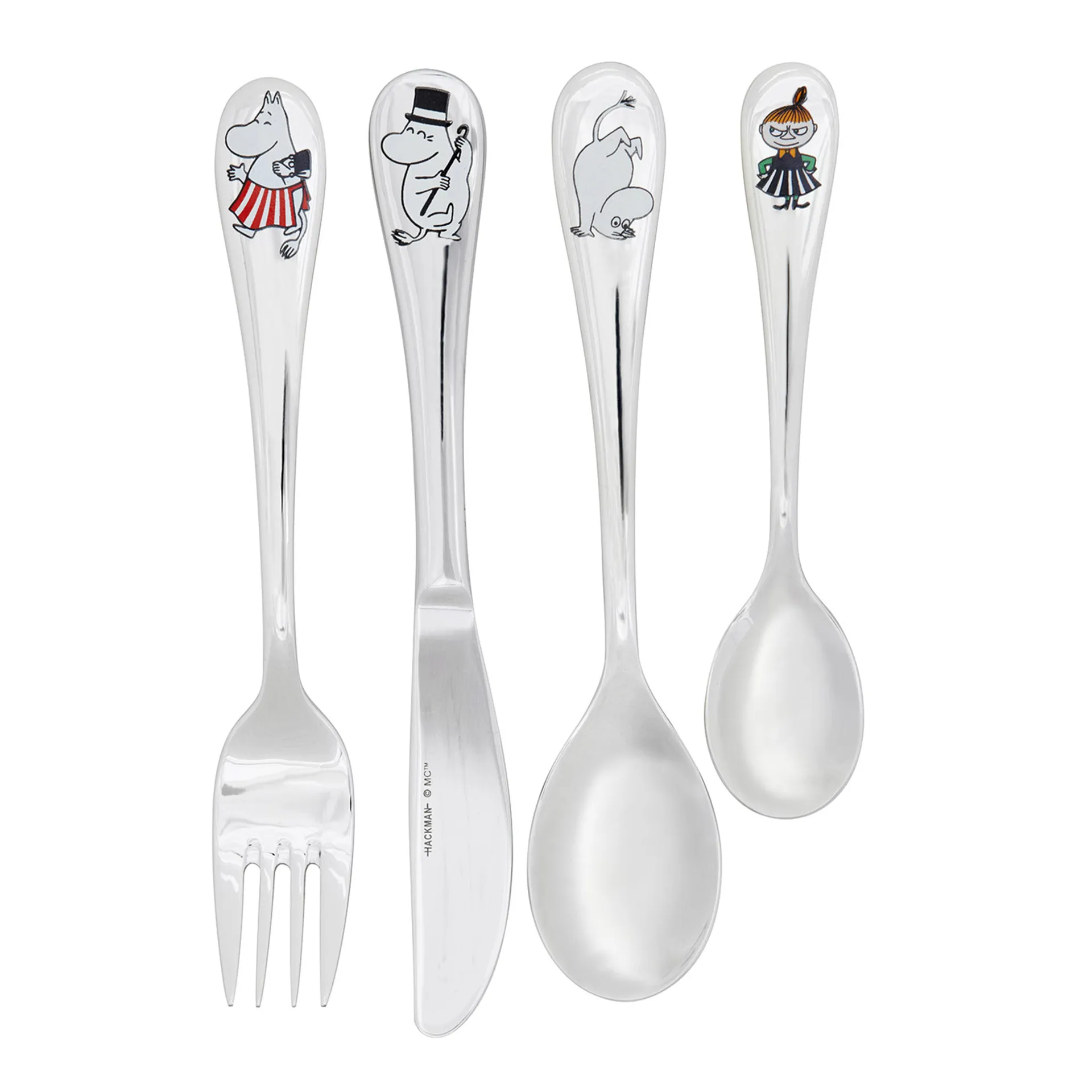 Mumin Kinderbesteck 4er Set, Family Hackman