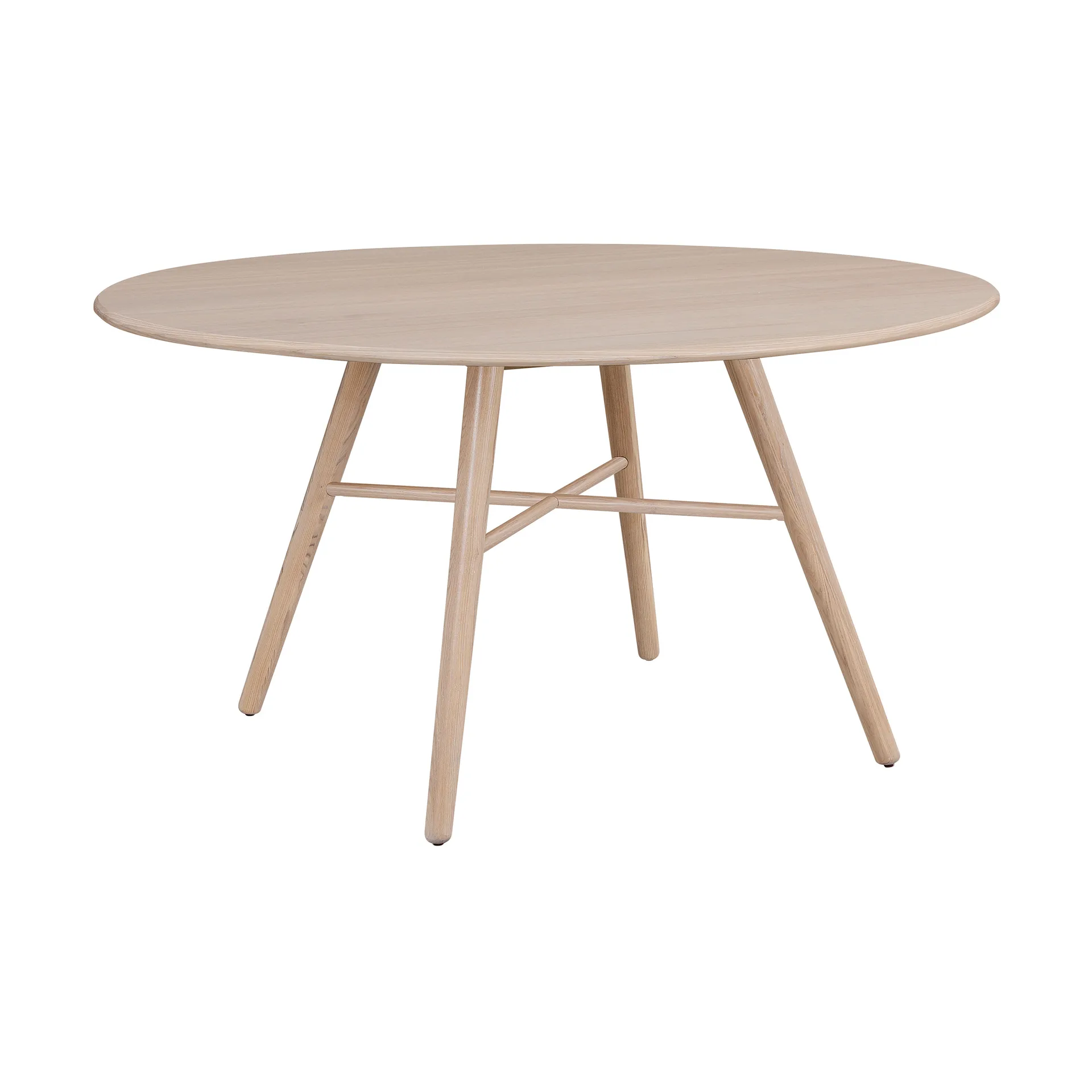 San Marco Tisch Ø140cm, Eschenholz blond gebeizt Hans K