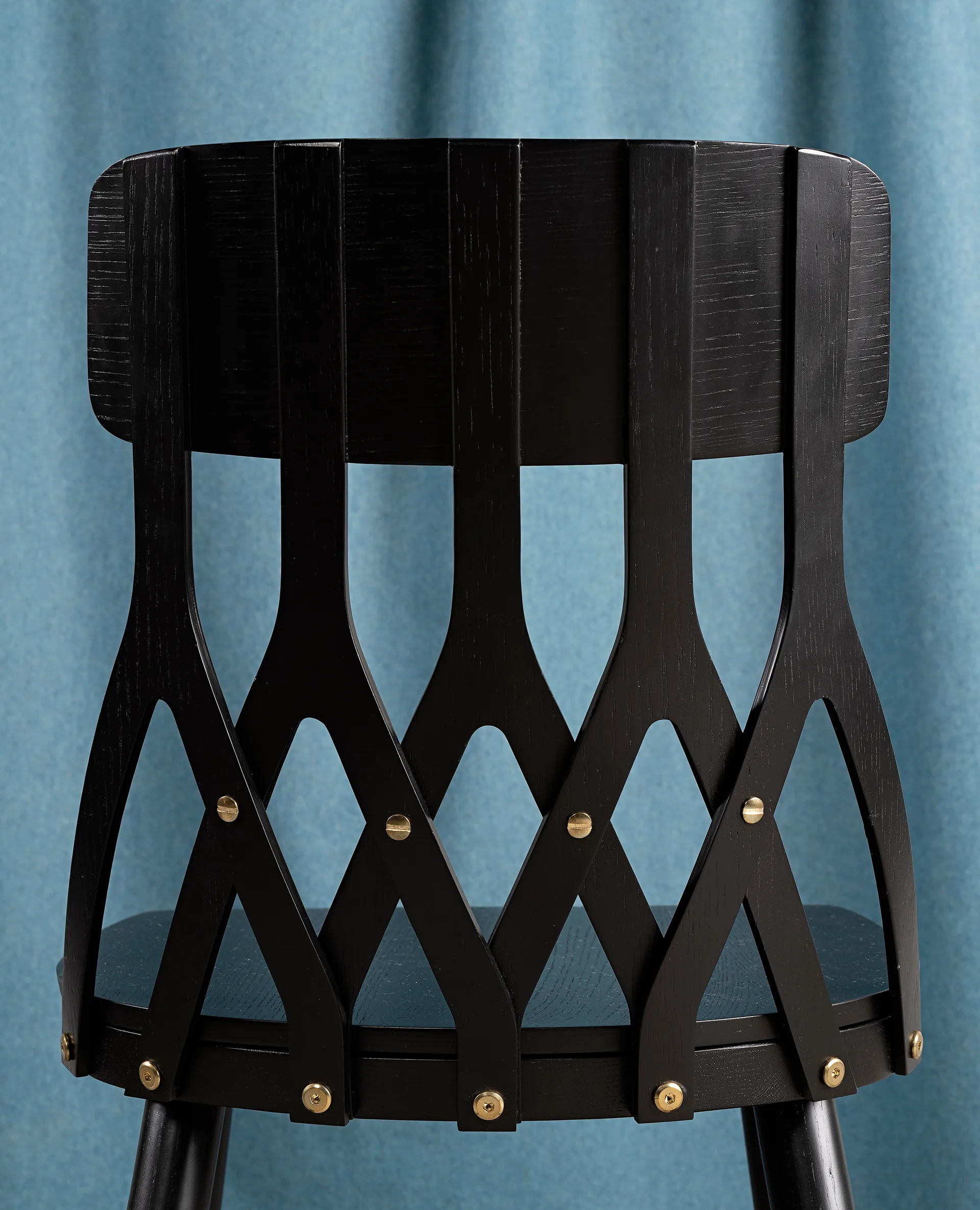 Y5 Stuhl, Eschenholz schwarz gebeizt Hans K