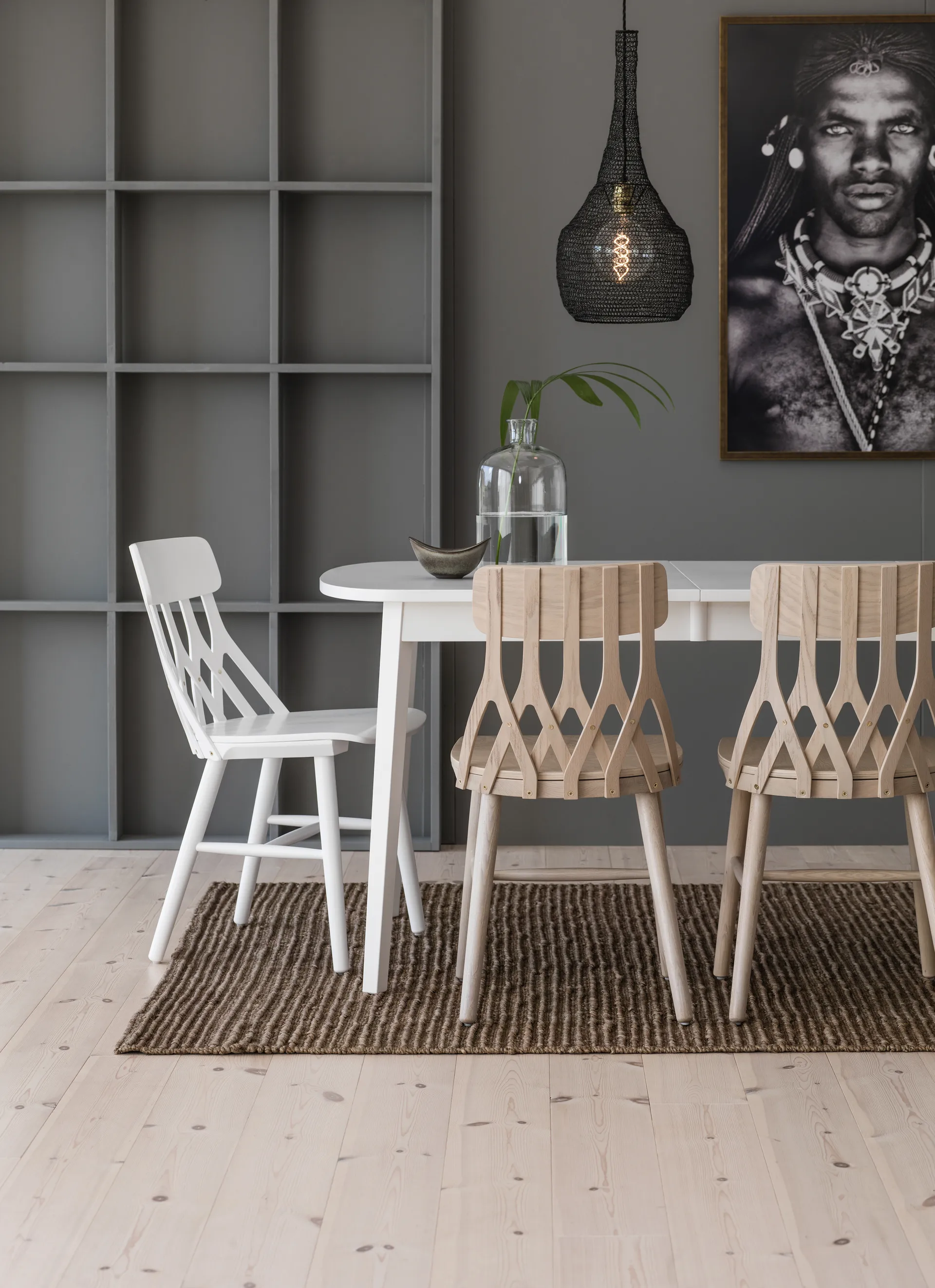 Y5 Stuhl, Weiße Birke Hans K