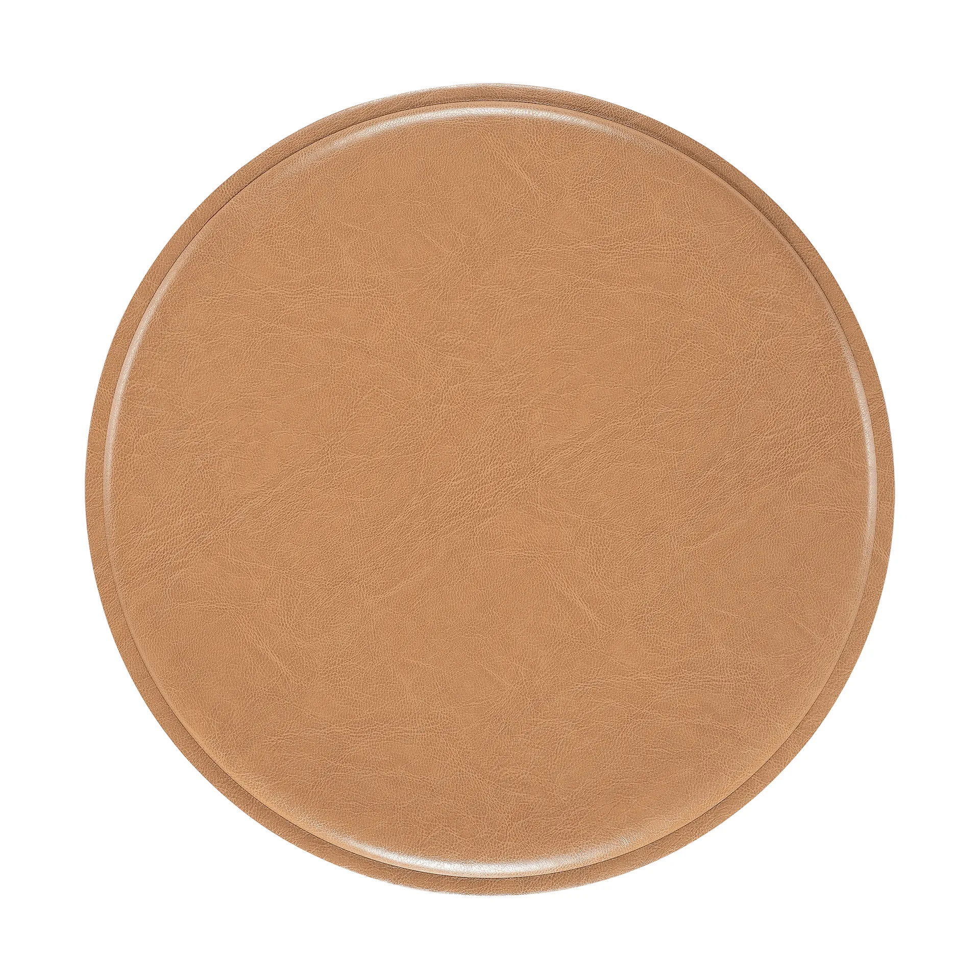 ZigZag Kissen Hocker/Barhocker, Bonded Leder camel Hans K