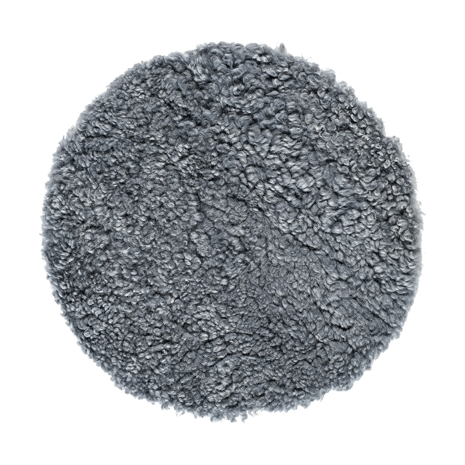 ZigZag Kissen Hocker/Barhocker, Schaffell graphit Hans K