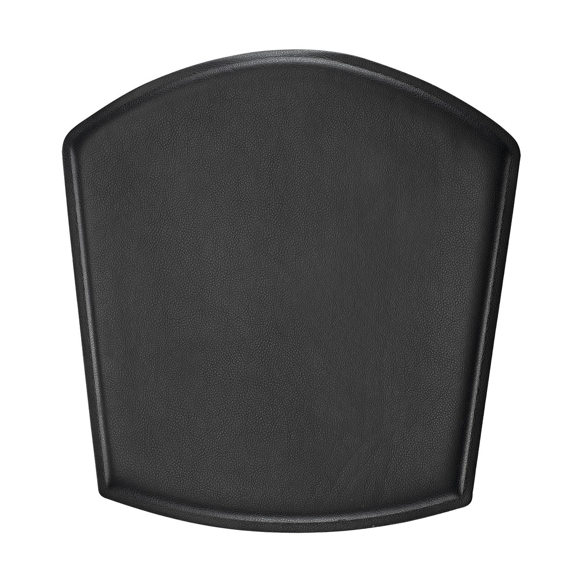 Hans K ZigZag Kissen Stuhl Bonded Leder schwarz