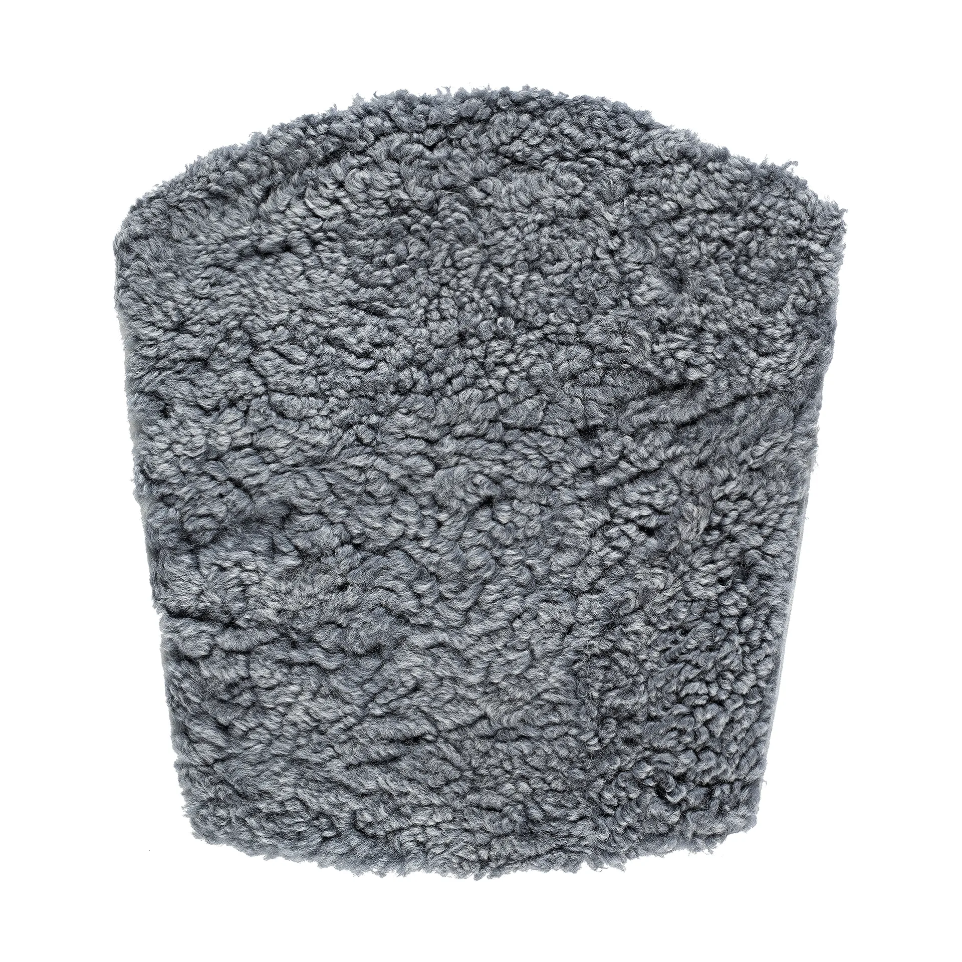 ZigZag Kissen Stuhl, Schaffell graphit Hans K