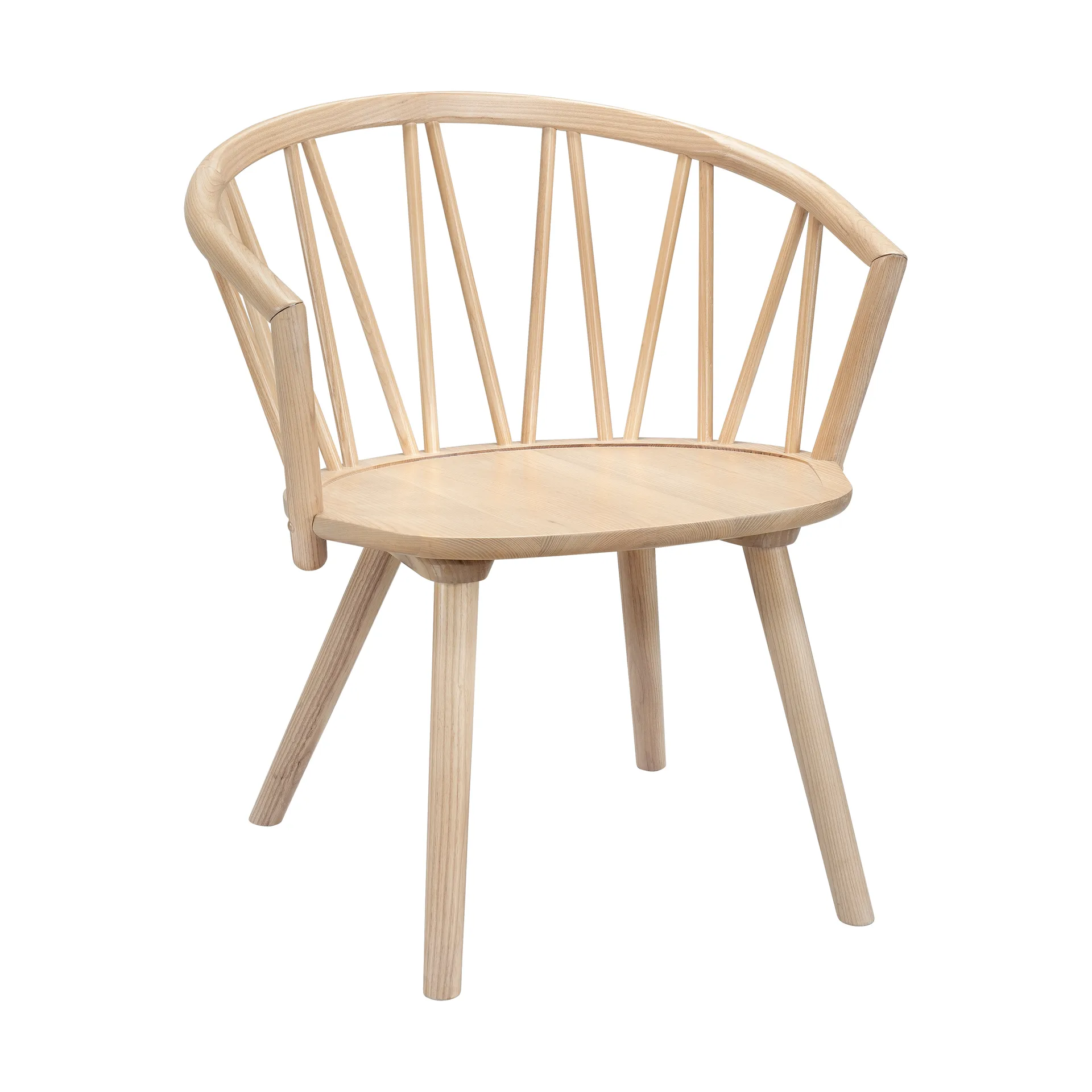 ZigZag Loungestuhl, Eschenholz blond gebeizt Hans K