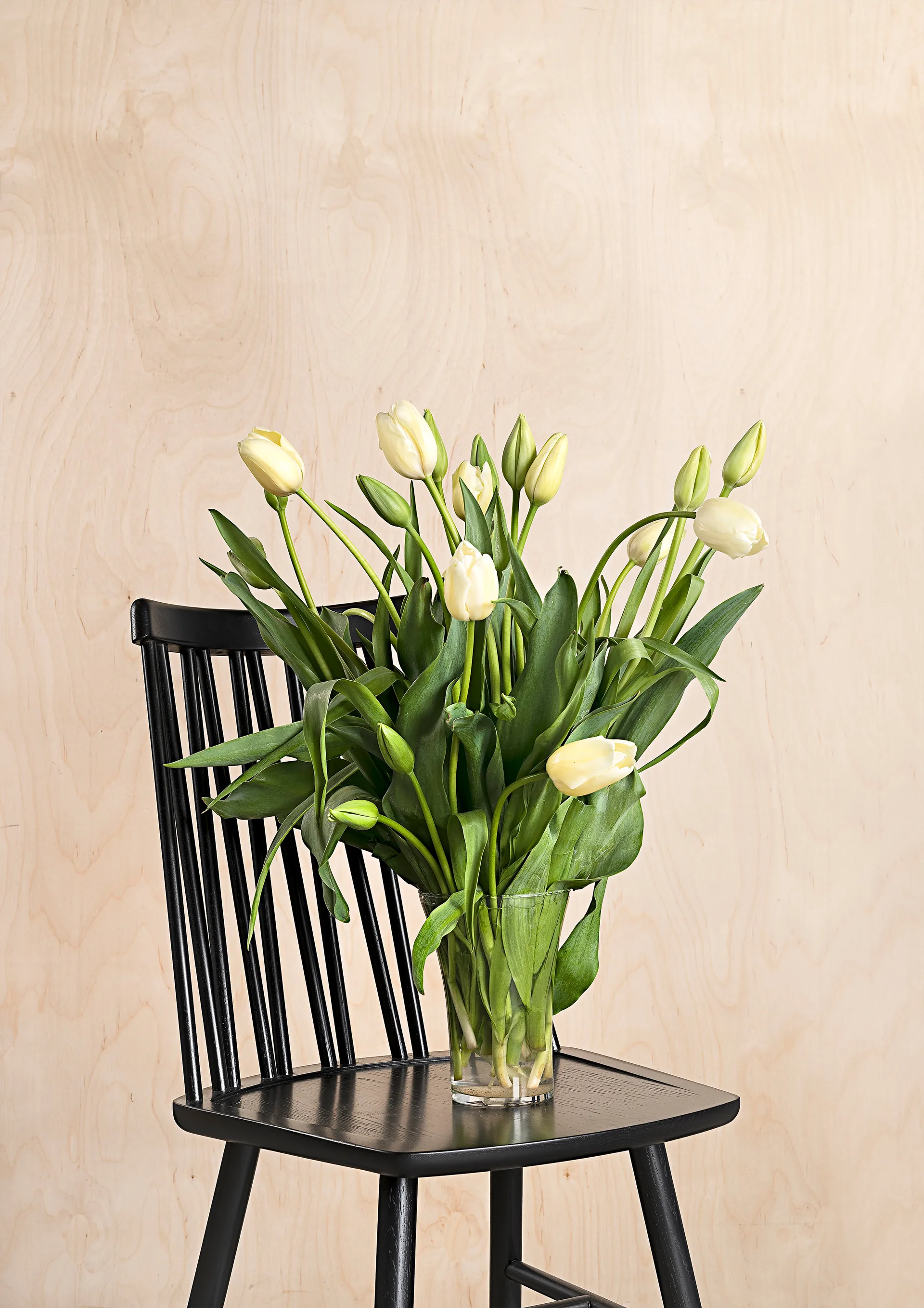 ZigZag Stuhl, Eschenholz schwarz gebeizt Hans K