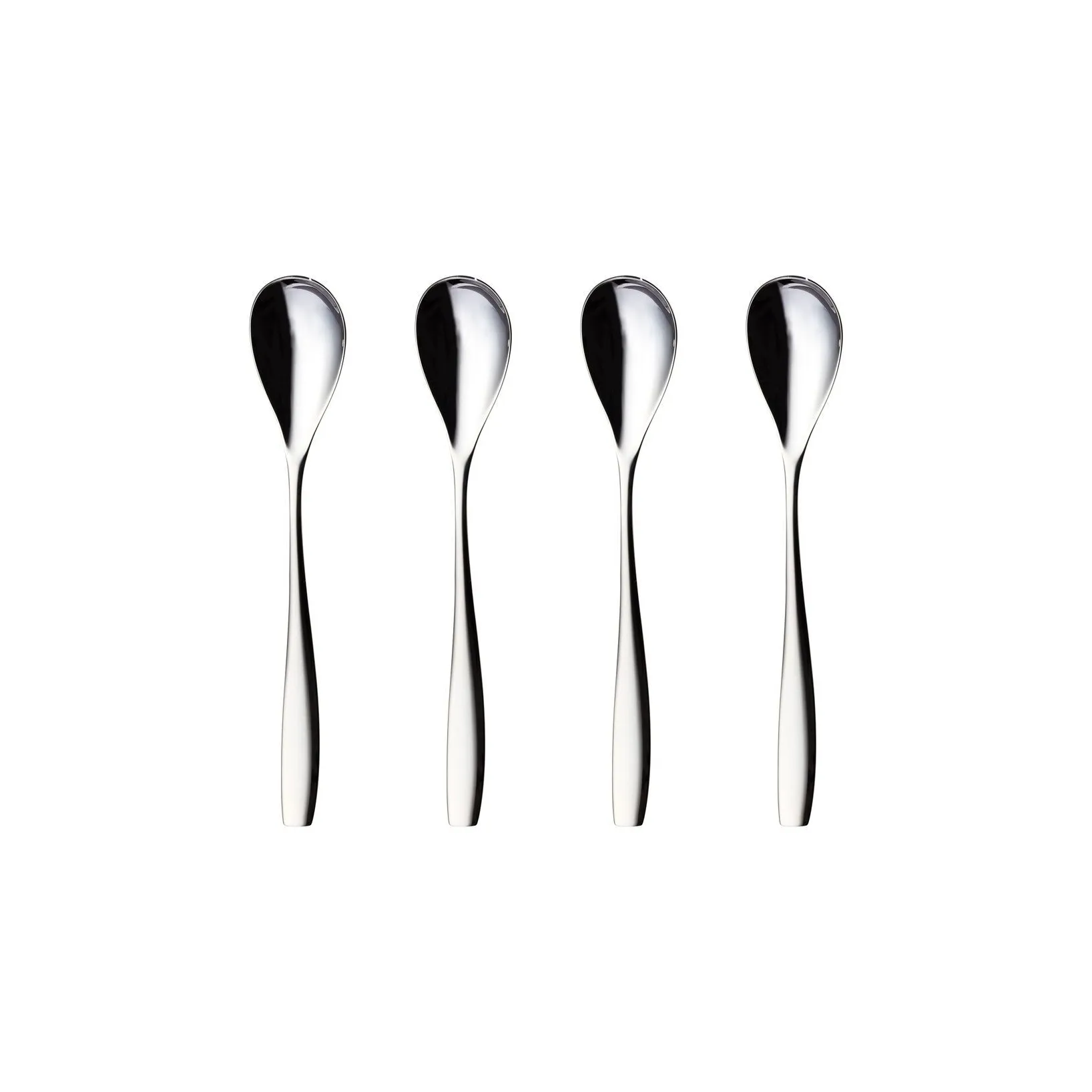 Julie Teelöffel 4er Pack, Edelstahl Hardanger Bestikk