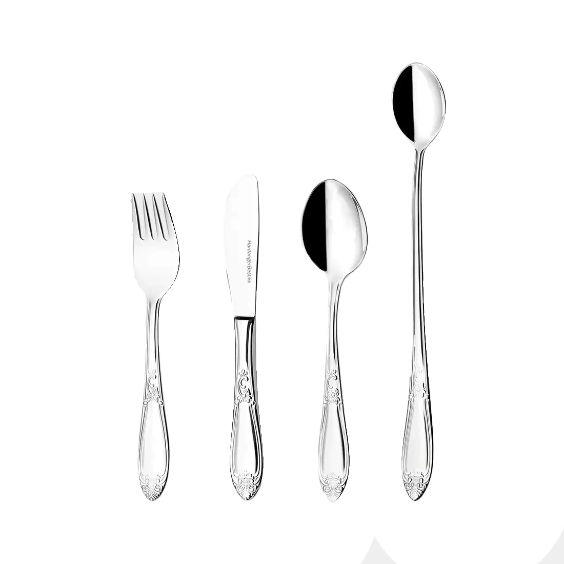 Nina Kinderbesteck 4 Teile, Edelstahl Hardanger Bestikk