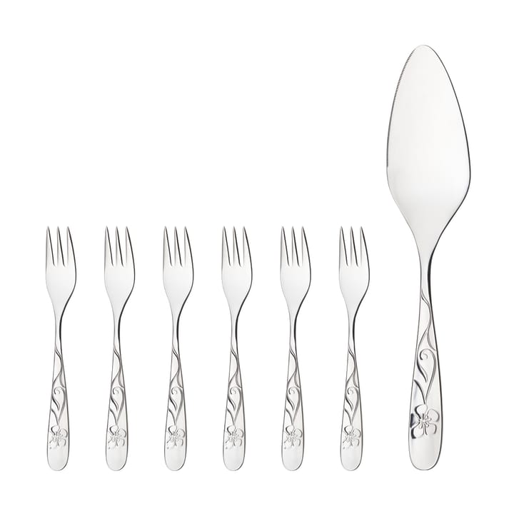 Sanna Torten-Set - 7-teilig - Hardanger Bestikk