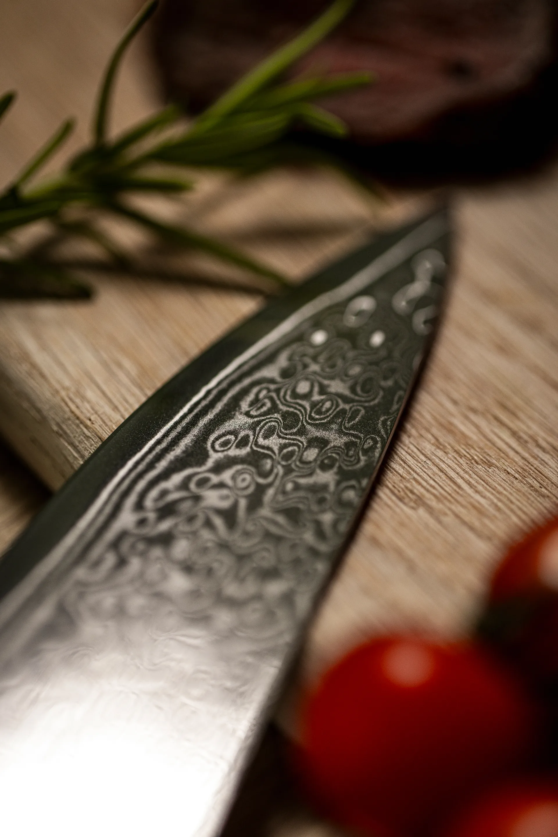 Damascus Messerset 6-teilig, Braun-Edelstahl Hâws