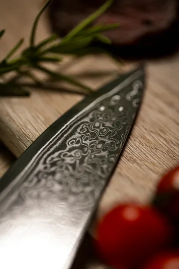 Damascus Messerset 6-teilig - Braun-Edelstahl - Hâws