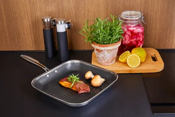 Hâws Santo Grillpfanne Hybrid-Coating 28 cm - Silber - Hâws