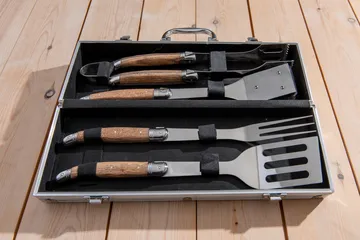 Laguiole By Hâws BBQ-Grillset 4-teilig - Oak - Hâws