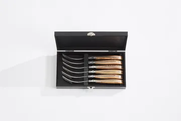 Laguiole By Hâws Grillmesser 6-pack - Olive - Hâws