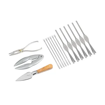 Laguiole by Hâws Meeresfrüchte-Set 15-teilig - Olivholz-Edelstahl - Hâws
