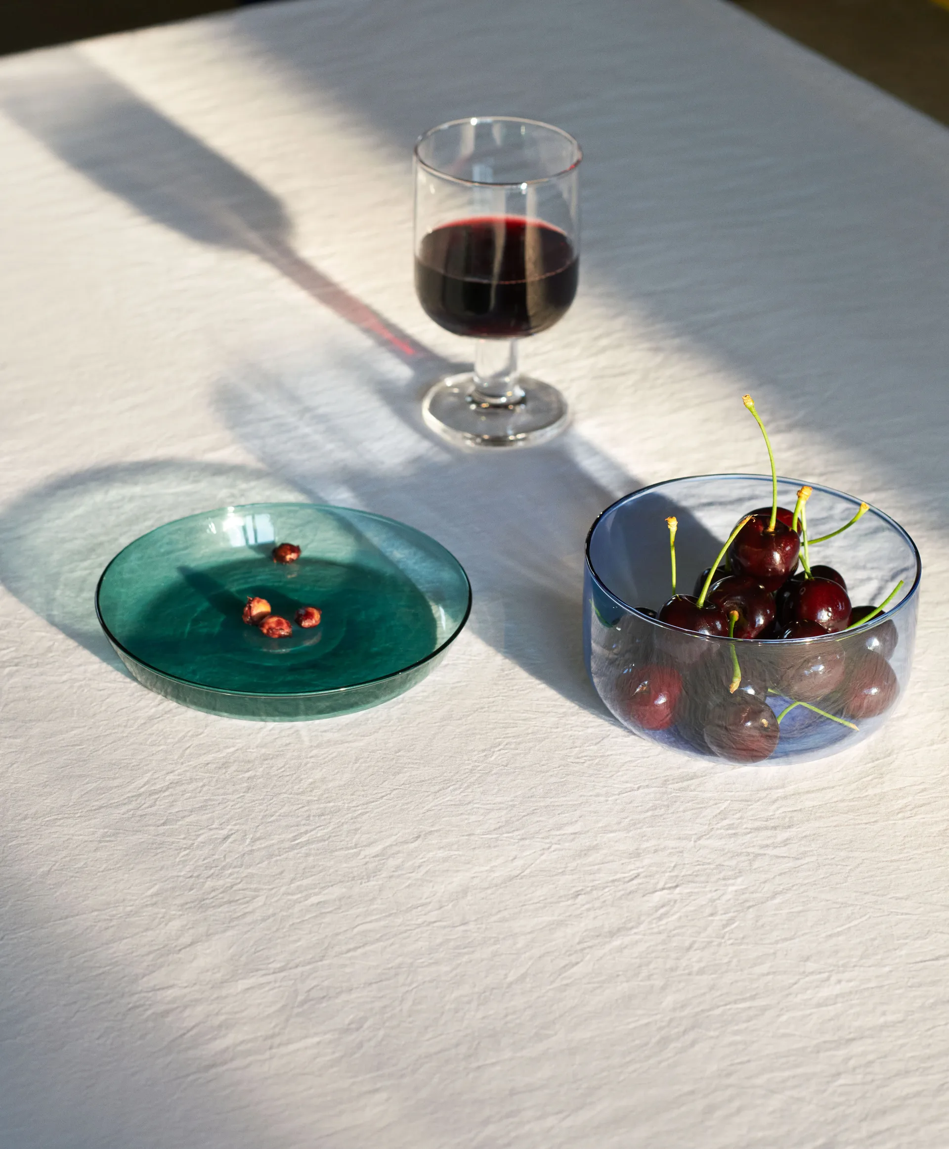 2-in-1 Servierset Schale und Teller, Light blue-aqua HAY