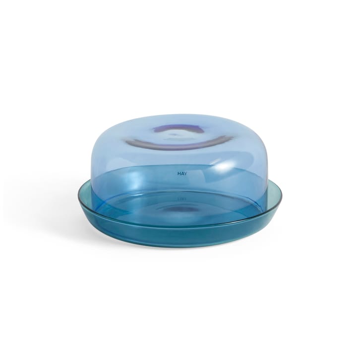 2-in-1 Servierset Schale und Teller, Light blue-aqua HAY