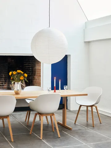 About a Chair 22 2.0 Stuhl - Melange cream-lackiertes Eichen­gestell - HAY