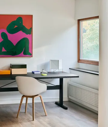 About a Chair 22 2.0 Stuhl - Melange cream-lackiertes Eichen­gestell - HAY