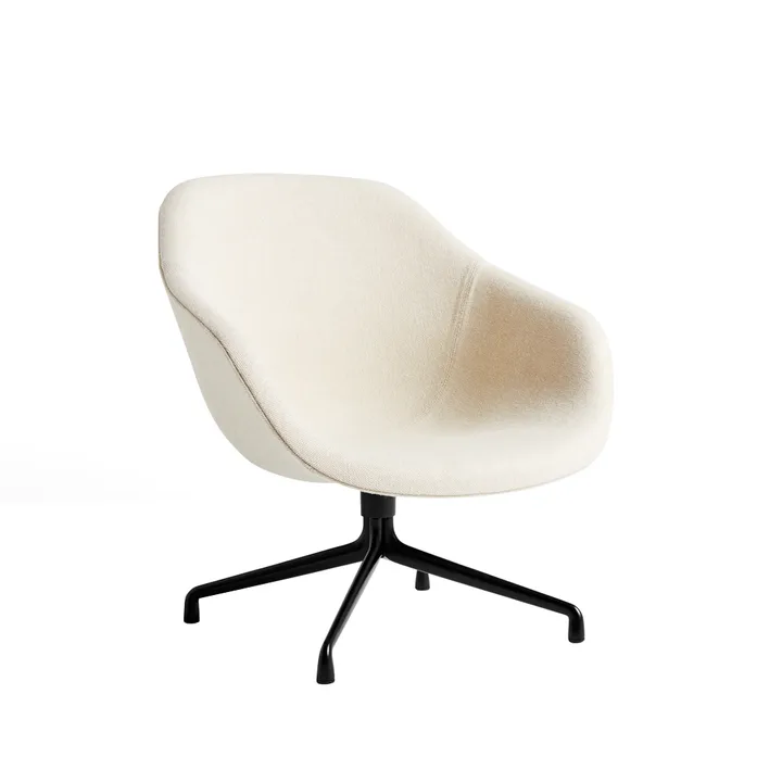 About a Lounge 81 Sessel - Hallingdal 200 white-schwarz - HAY