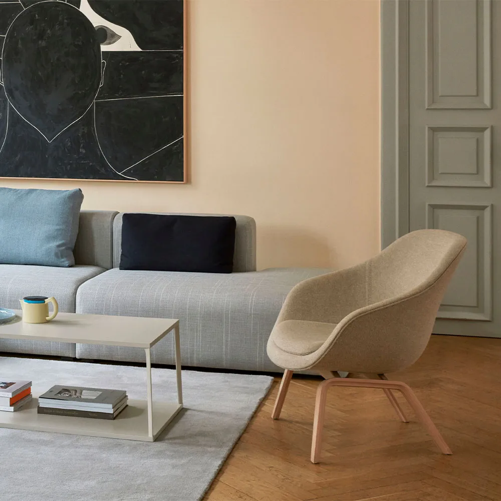 About a Lounge 83 Loungesessel, Remix 383-Eiche natur HAY