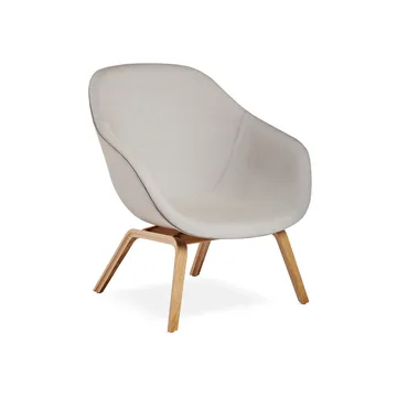 About a Lounge 83 Loungesessel - Steelcut trio 105 grey melange-Eiche hell - HAY