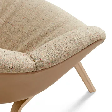 About a Lounge 83 Loungesessel - Surface by hay 150 grey-Eiche natur - HAY