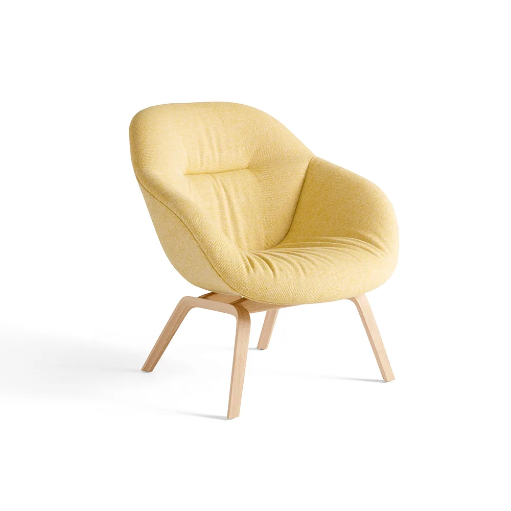 About a Lounge 83 Soft Loungesessel, Hallingdal 407 yellow-Eiche natur HAY