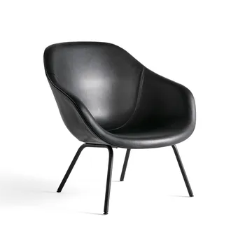 About a Lounge 87 Sessel - Sense black-schwarzes Stahlgestell - HAY