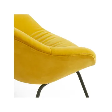 About a Lounge 87 Soft Sessel - Lola yellow-schwarzes Stahlgestell - HAY