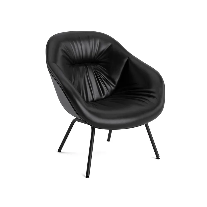 About a Lounge 87 Soft Sessel - Sense black-schwarzes Stahlgestell - HAY