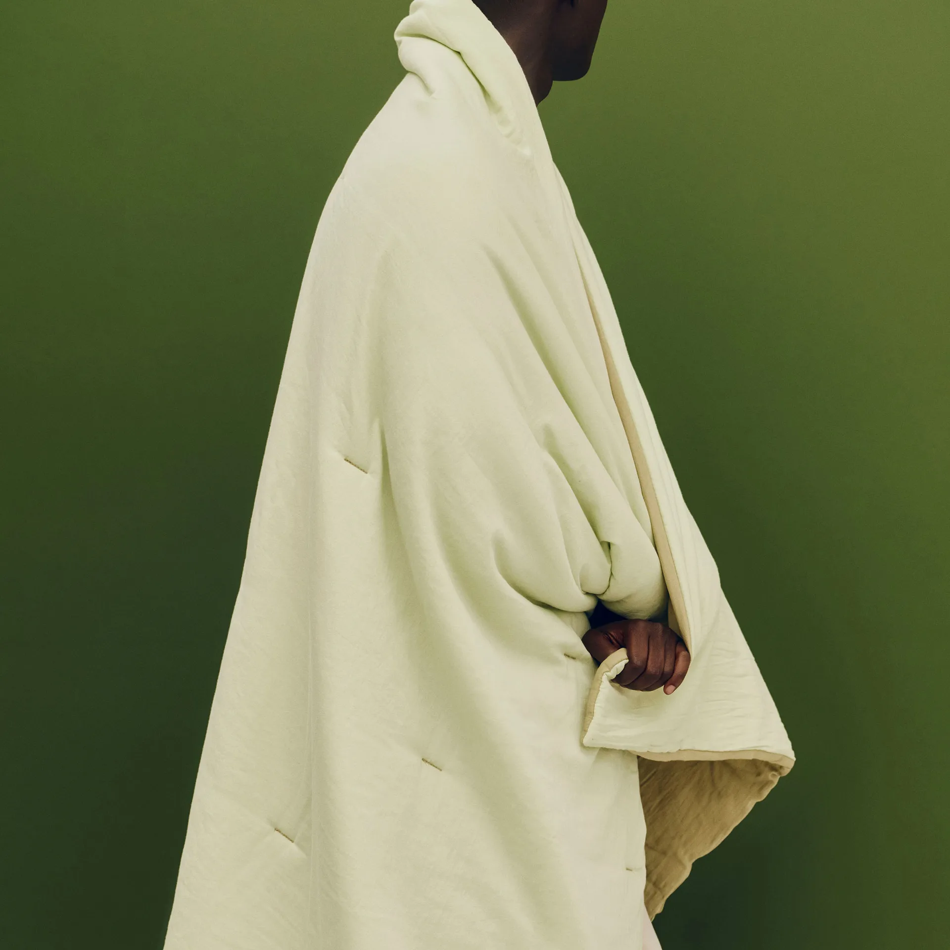 Air Quilt Decke, Soft yellow, 140x200 cm HAY