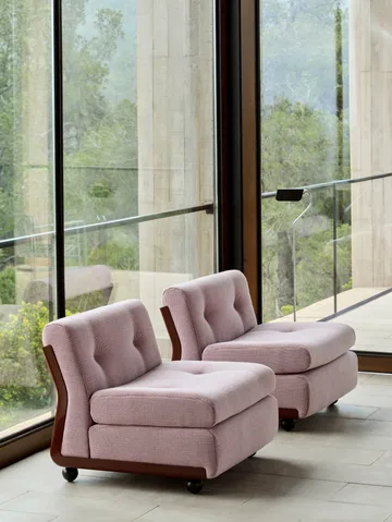 Amanta Sofamodul - Burgundy red-yuma 1851, 1-sitzig/Sessel - HAY