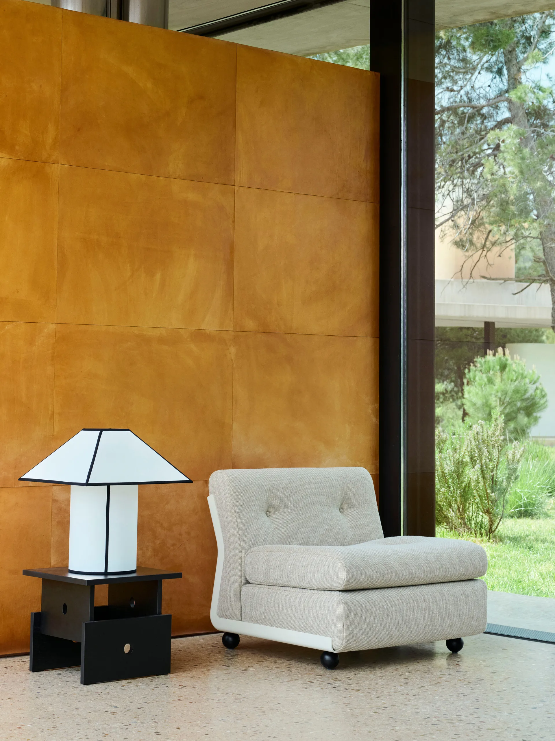 Amanta Sofamodul, Cream beige-story 102, 1-sitzig/Sessel HAY