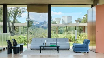 Amanta Sofamodul - Frost blue-turf blue, 1-sitzig/Sessel - HAY