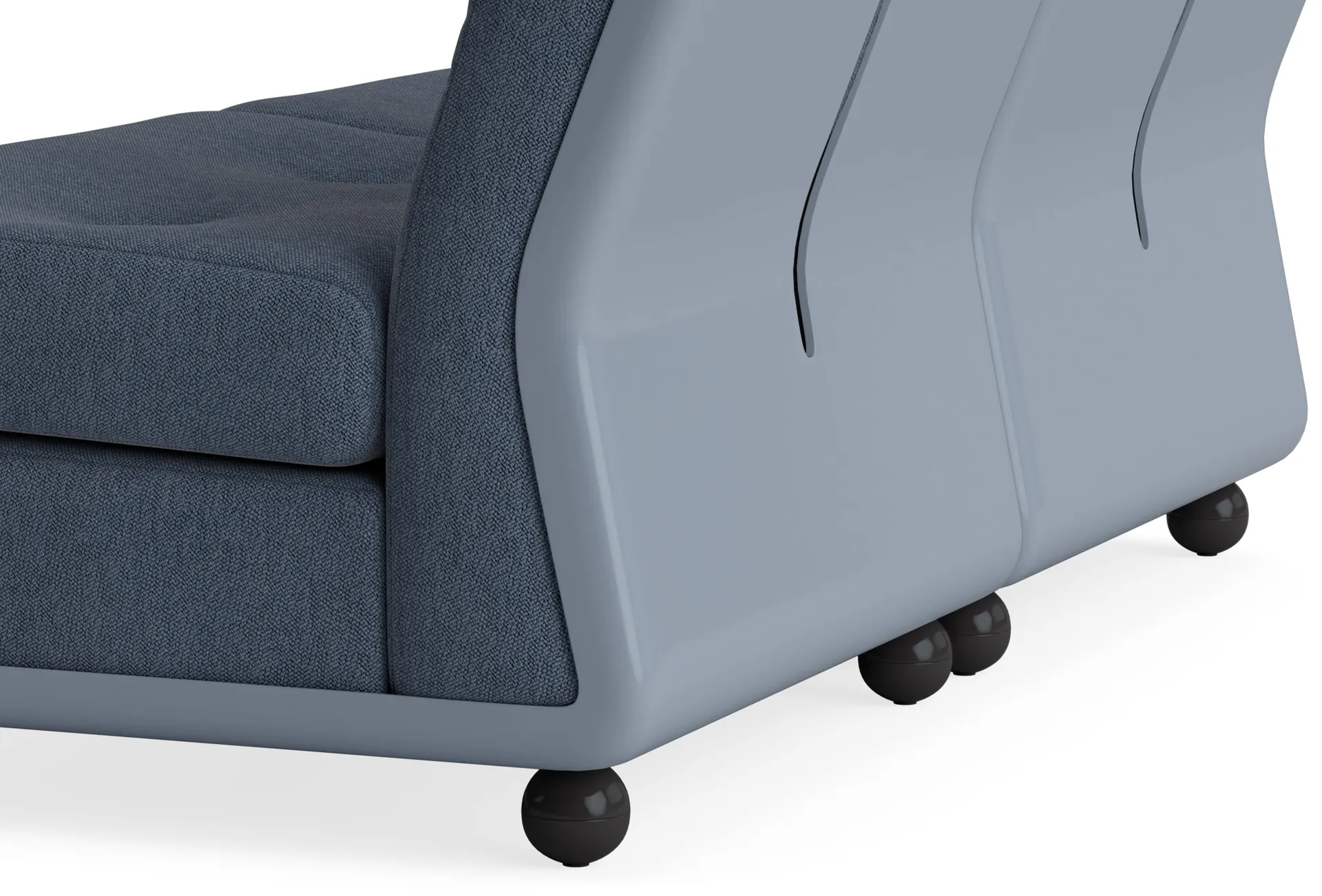 Amanta Sofamodul, Frost blue-turf blue, 2-sitzig HAY