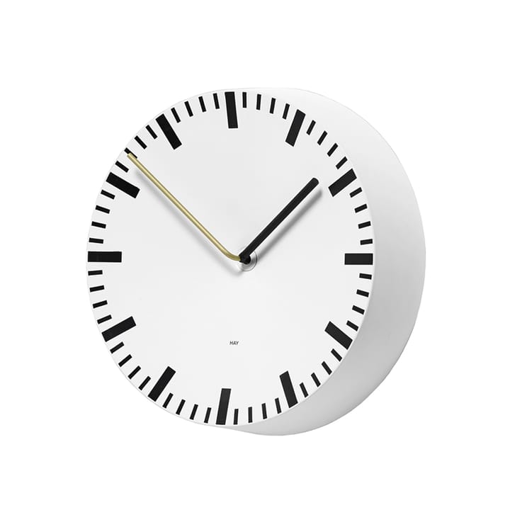 Analog Wanduhr, White HAY