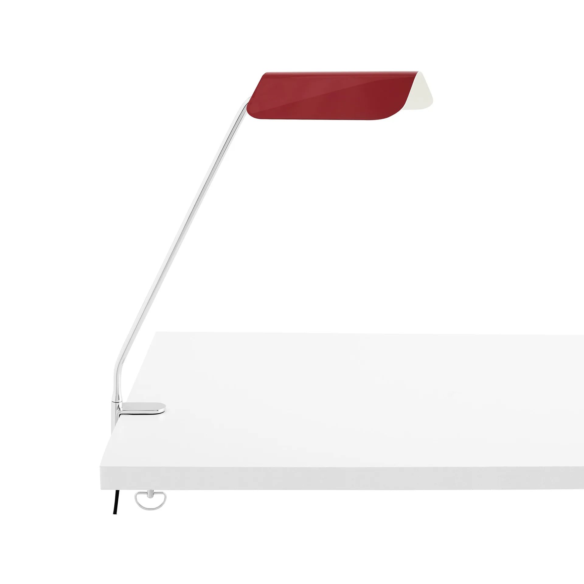 Apex Clip Schreibtischlampe, Maroon red HAY