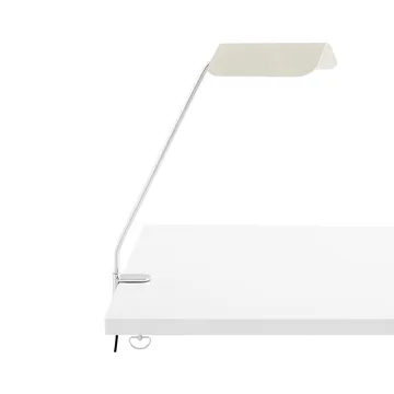 Apex Clip Schreibtischlampe - Oyster white - HAY