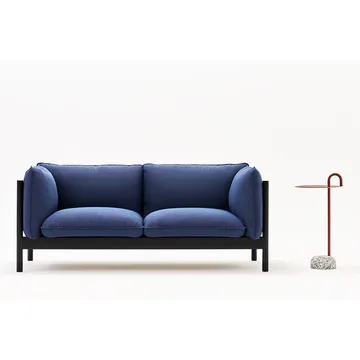 Arbour ECO 2-Sitzer Sofa - Dark blue-wachsgeöltes Walnussholz - HAY