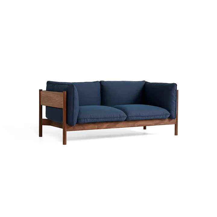 Arbour ECO 2-Sitzer Sofa - Dark blue-wachsgeöltes Walnussholz - HAY