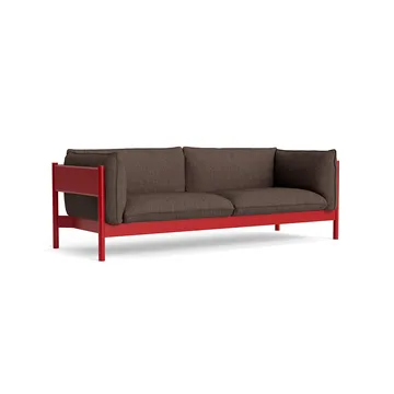 Arbour ECO 3-Sitzer Sofa - Brown melange-weinrot Buche - HAY