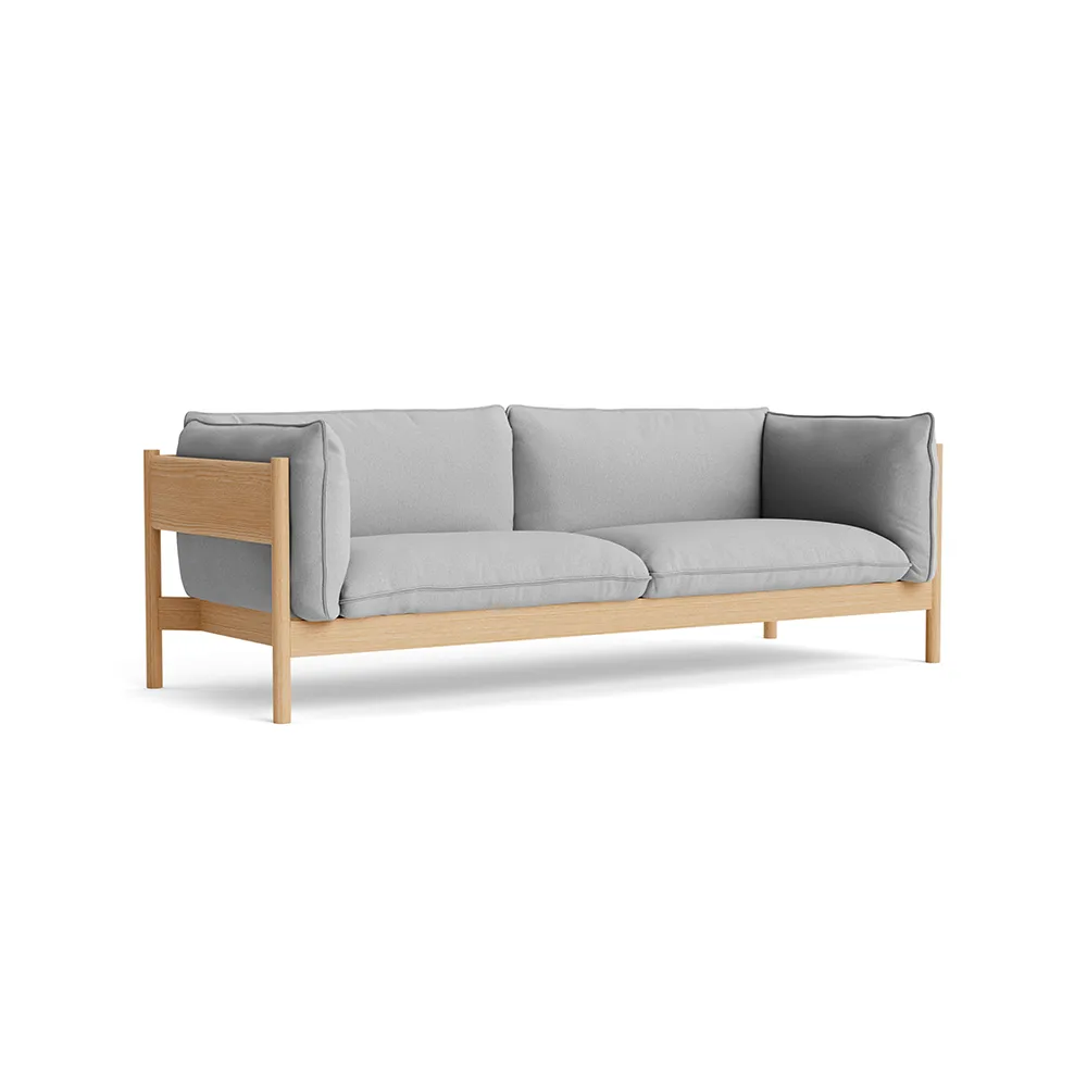 Arbour ECO 3-Sitzer Sofa, Steelcut Trio 113 wachsgeölte Eiche HAY