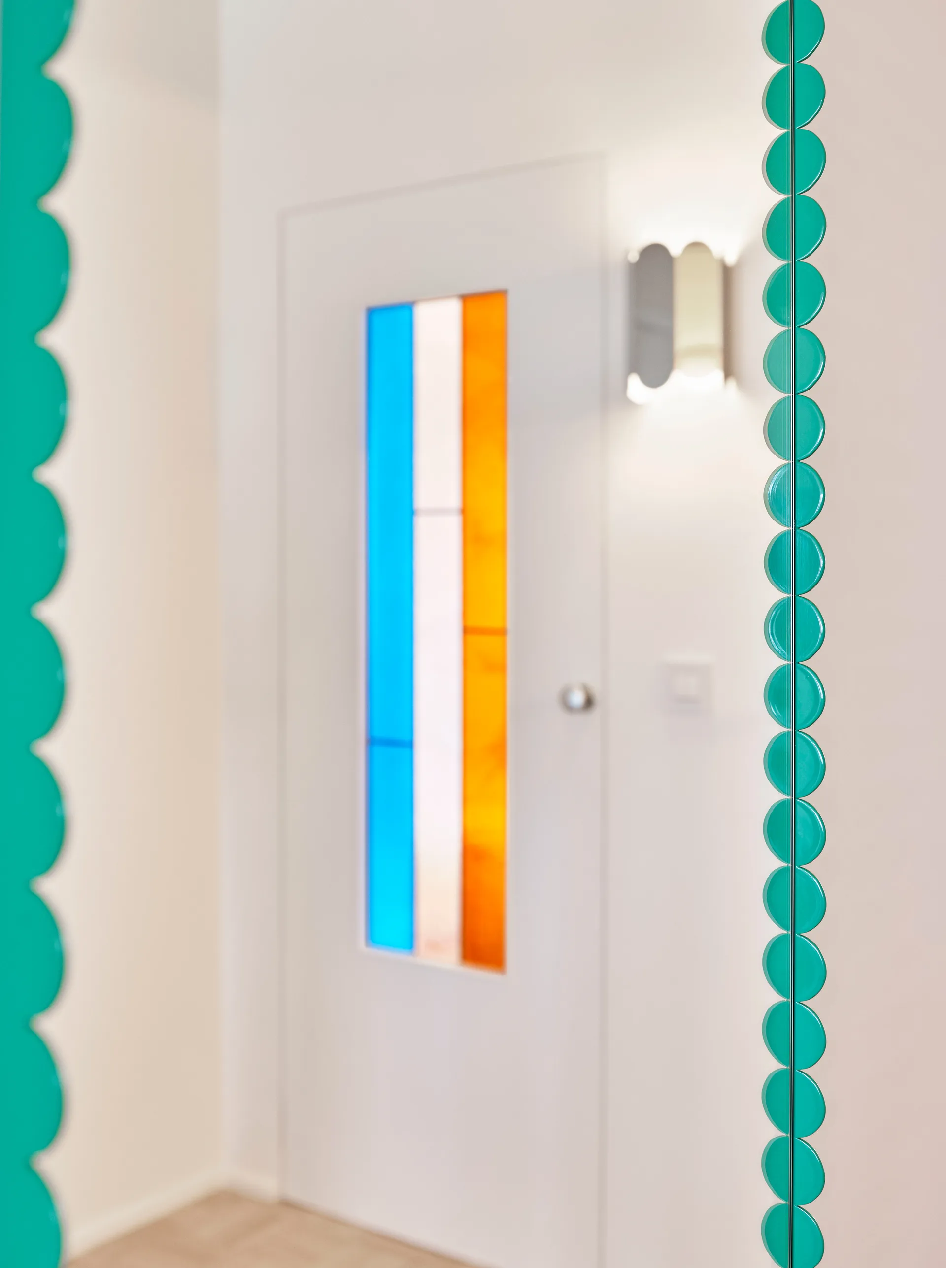 Arcs Mirror Rectangle M Spiegel 50 x 133,5cm, Green HAY