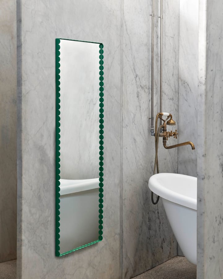 Arcs Mirror Rectangle M Spiegel 50 x 133,5cm - Green - HAY