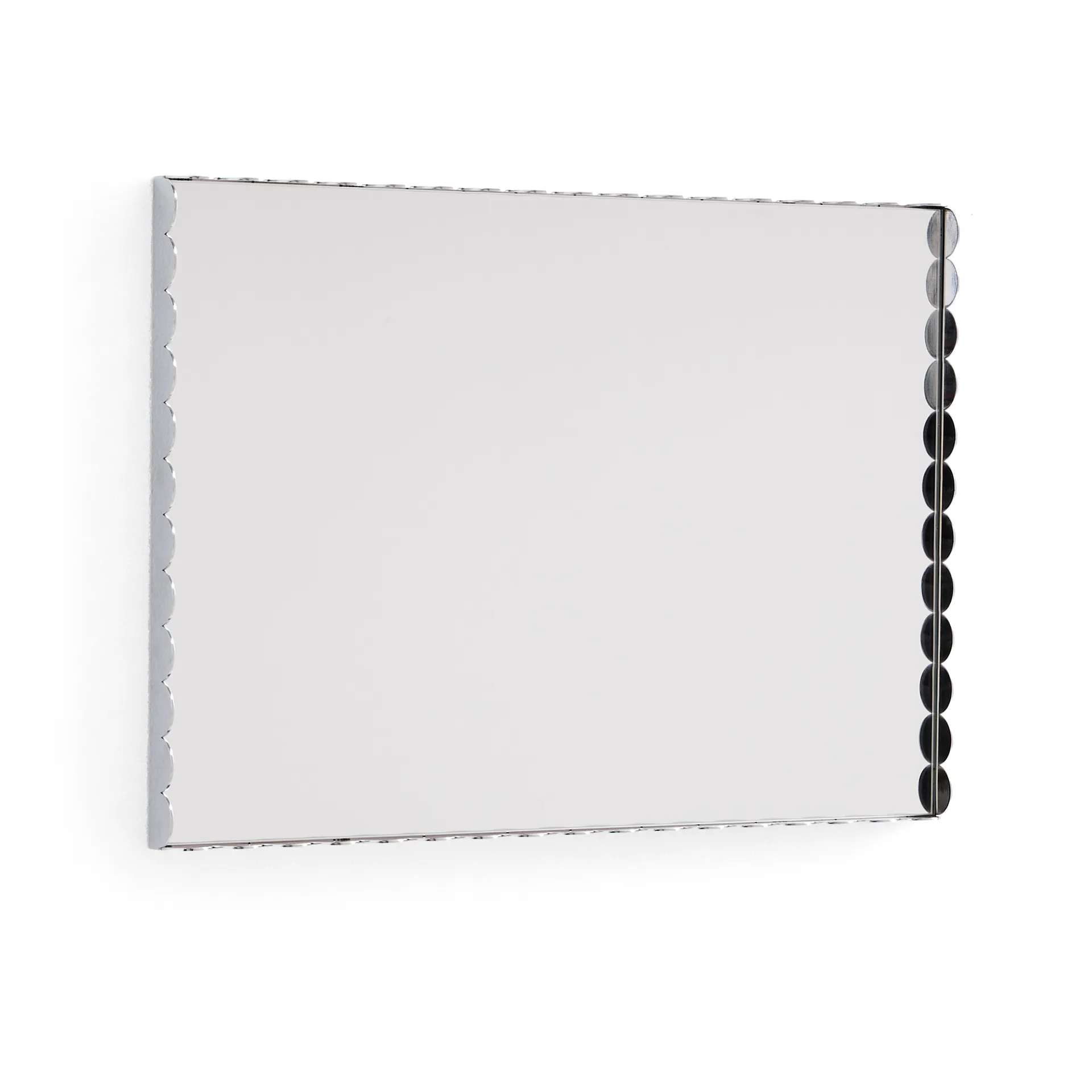 Arcs Mirror Rectangle S Spiegel 43,5 x 61,5cm, Edelstahl HAY