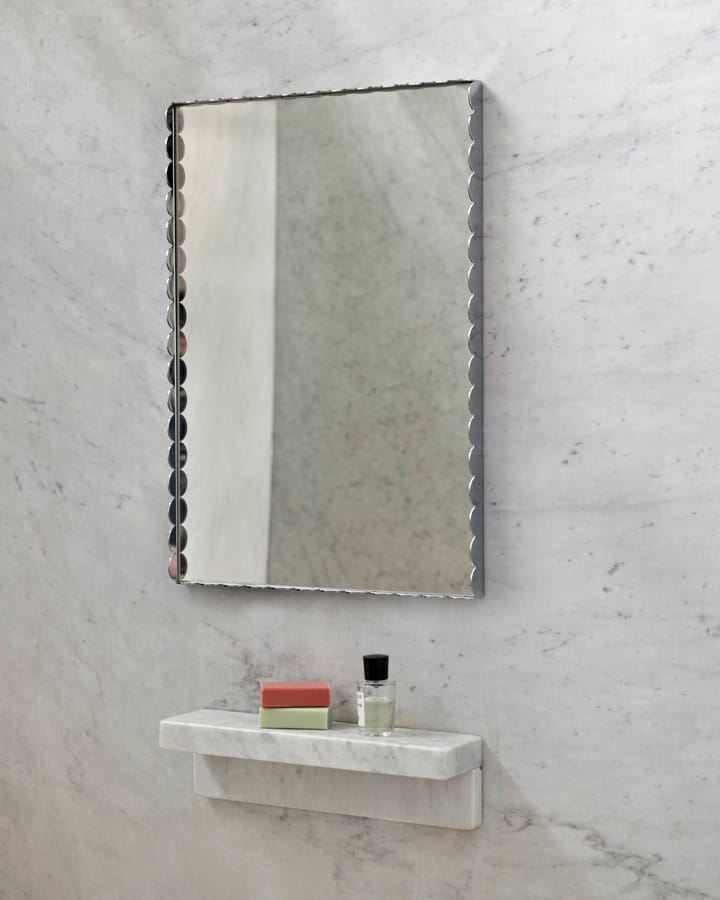 Arcs Mirror Rectangle S Spiegel 43,5 x 61,5cm - Edelstahl - HAY