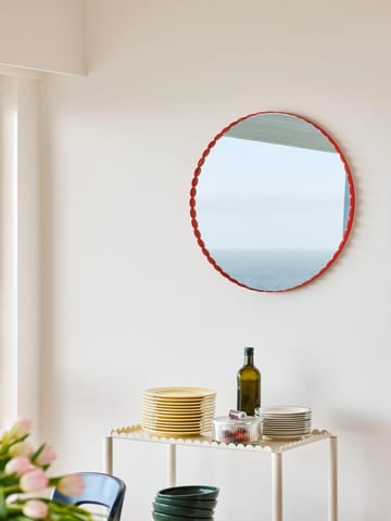 Arcs Mirror Spiegel Ø60cm - Red - HAY