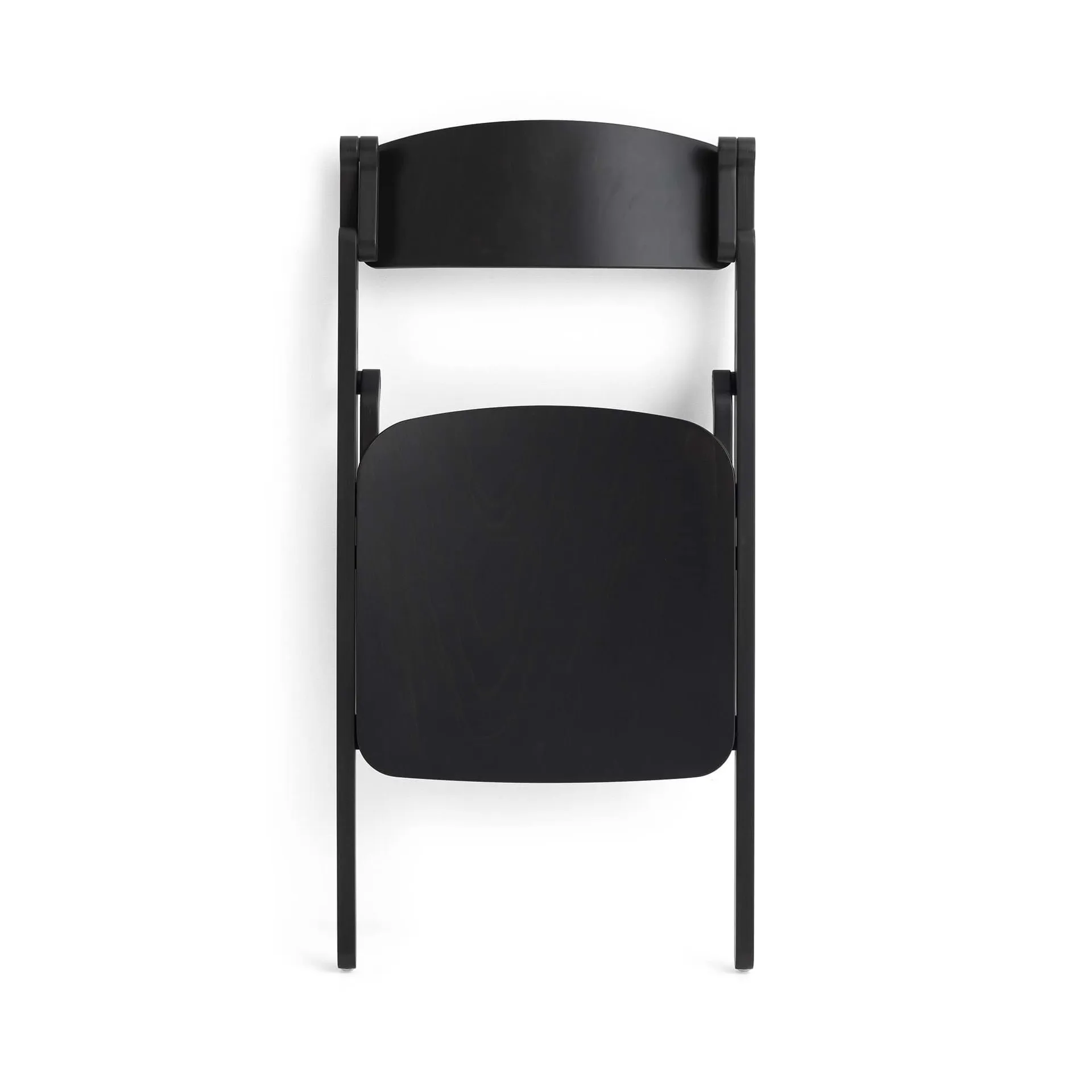 Backflip Chair Stuhl, Anthrazit lackierte Buche HAY