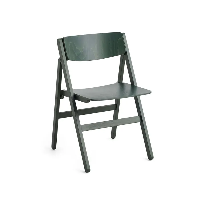 Backflip Chair Stuhl - Cedar green lackiert Buche - HAY